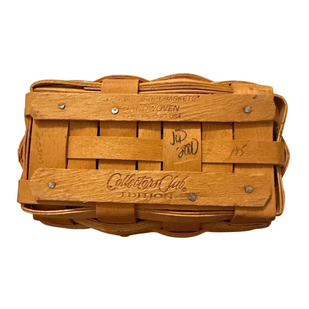 Longaberger 2000 Collector's Club Small Saddlebrook Basket‎ Purse (No Strap)